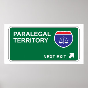 Paralegalen därefter går ut poster