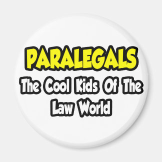 Paralegaler..Coola Juridiska barn World Magnet