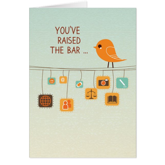 Paraljuridisk dag, högtråd, juridisk assistent hälsningskort (Framsidan)