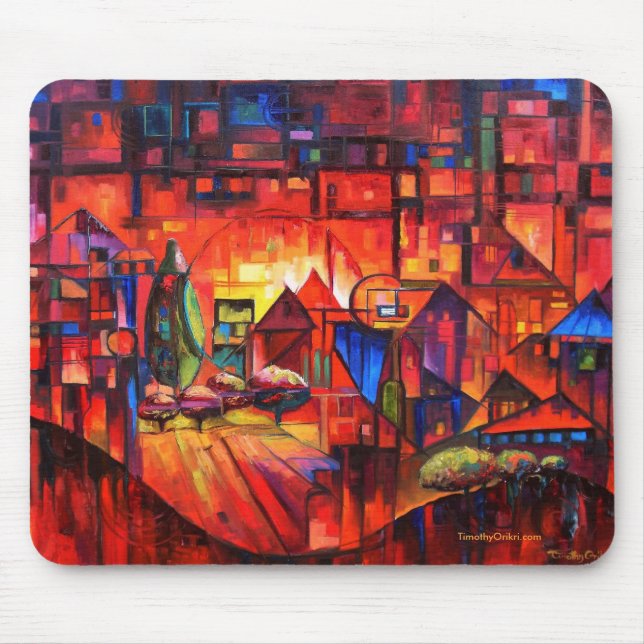 ParallaxCityscape - Mousepad Musmatta (Framsidan)