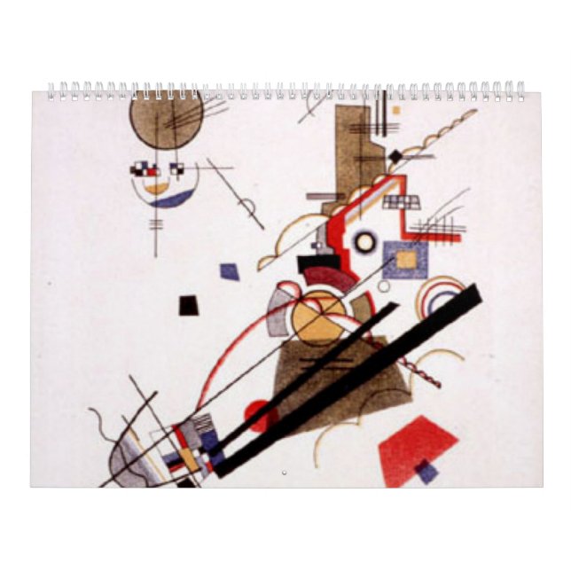 Parallel Diagonals Wassily Kandinsky Kalender (Omslag)