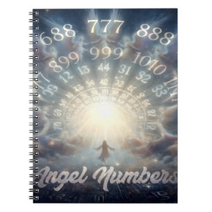 Parallel Realms Angel Numbers bärbara dator Anteckningsbok