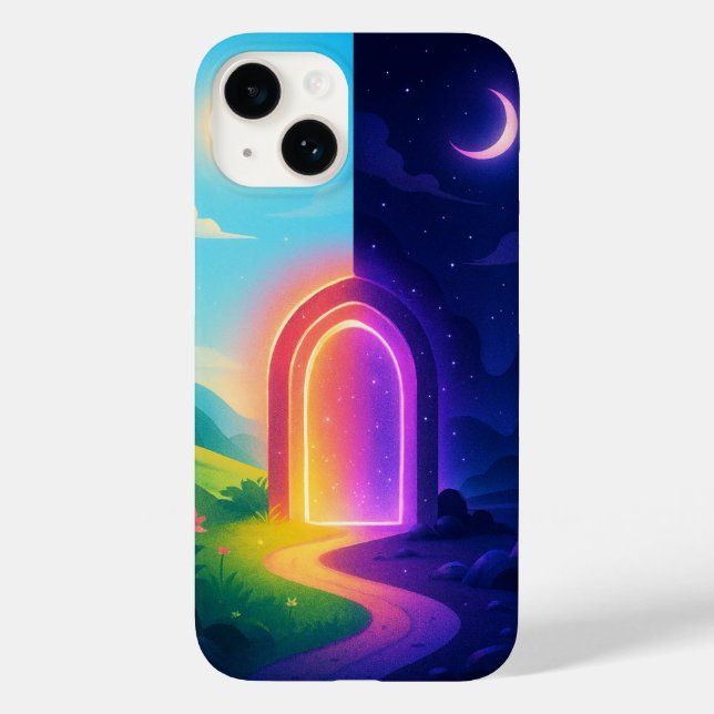 Parallel Worlds iphone case - Surreal Duality Gift (Baksida)