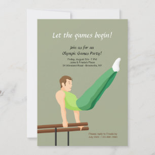 Parallell Pub-gymnast-inbjudan Inbjudningar