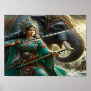 Parallell Realms Strength of Jade Poster