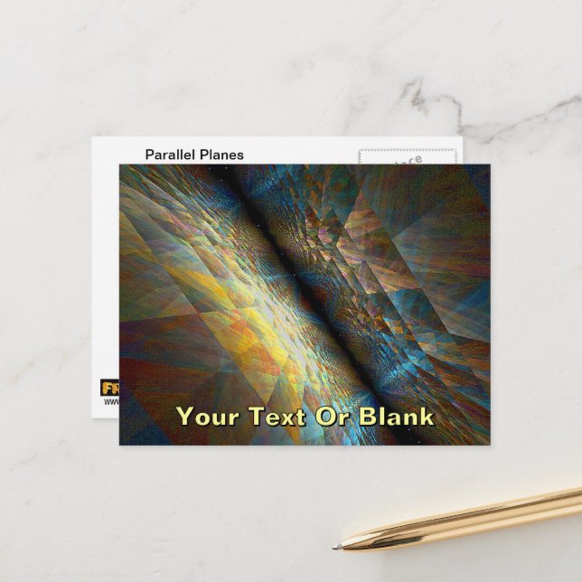 Parallella plan vykort (Fram/Back In Situ)