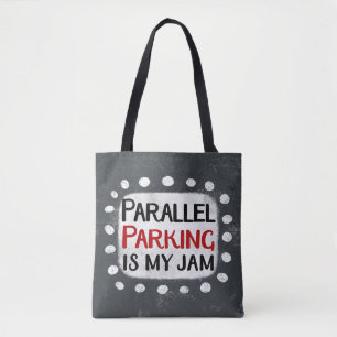 Parallellparkering är min Sylt-totetikett Tygkasse