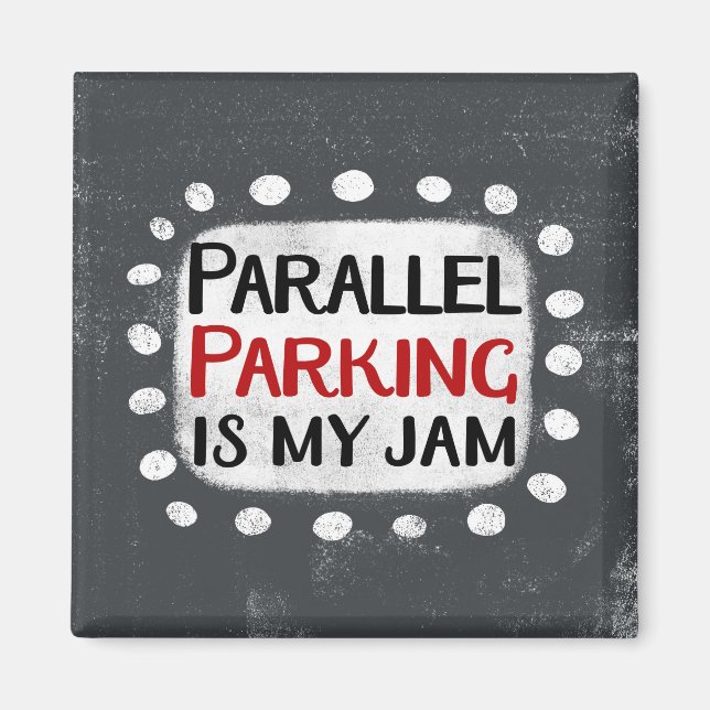 Parallellparkering är mitt Sylt-kylskåp. Magnet (Framsidan)