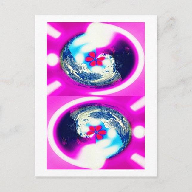 Parallellvärldar - vykort (Framsida)