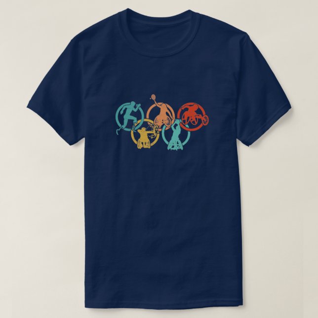 Paralympisk Idrottsman Idrott Paralympic 1 T Shirt (Design framsida)