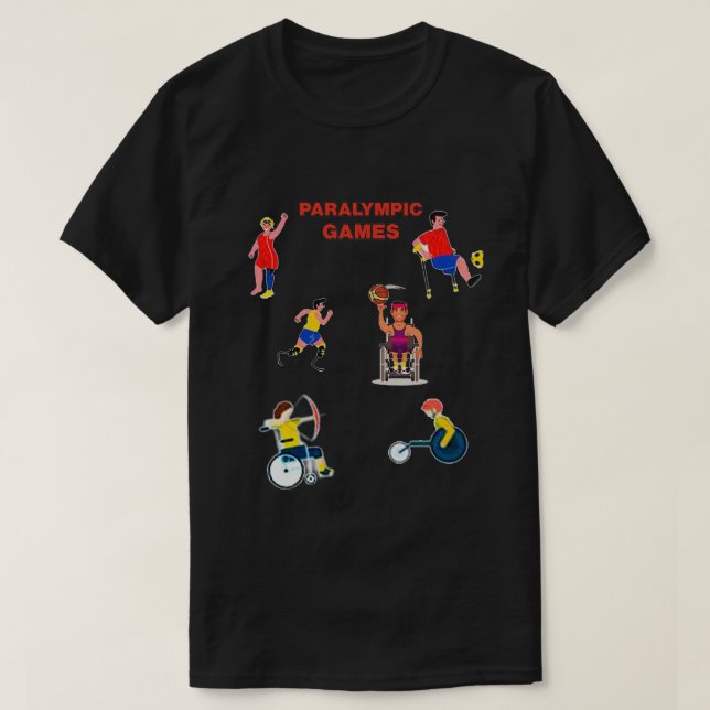 Paralympisk T Shirt (Design framsida)