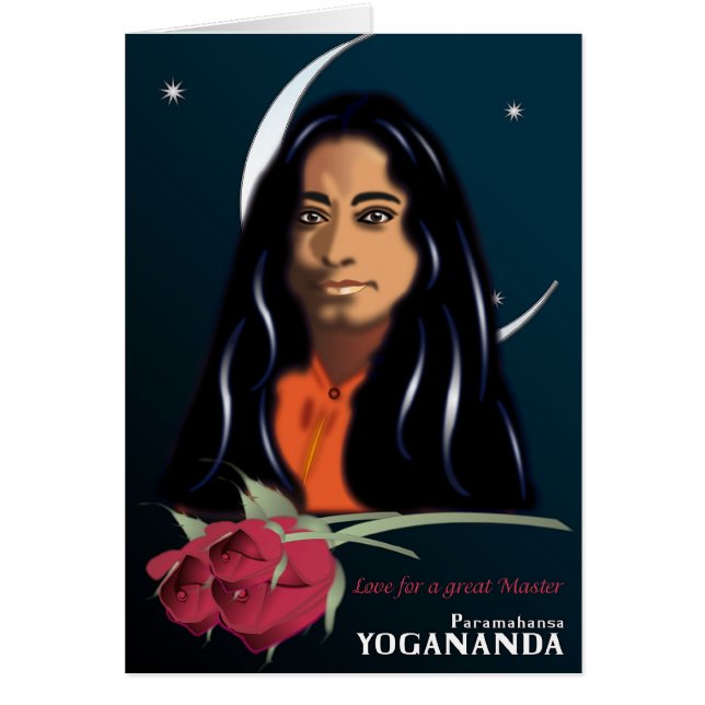 Paramahansa Yogananda Hälsningskort (Framsidan)