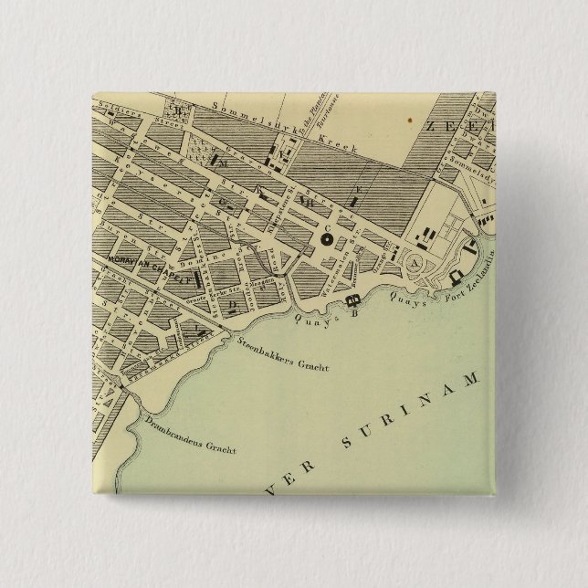 Paramaribo Surinam Knapp (Framsida)