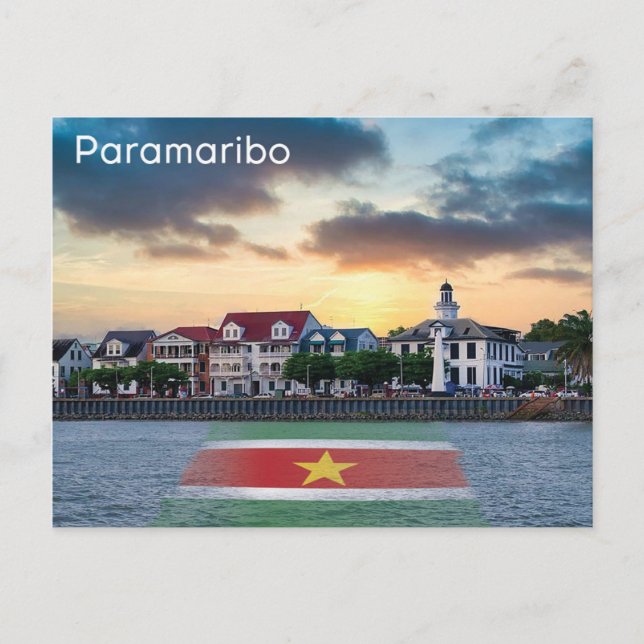 Paramaribo - Surinam Vykort (Framsida)