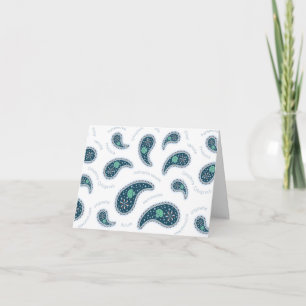Paramecia Paisley Personalizable Biology Anpassnin Tack Kort