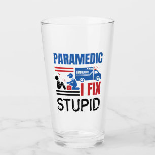 Paramedic I Fixar Dum Rolig EMT Glaskopp