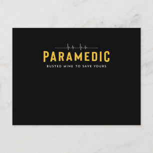 Paramedic School Graduation Gift For Paramedic Bus Vykort
