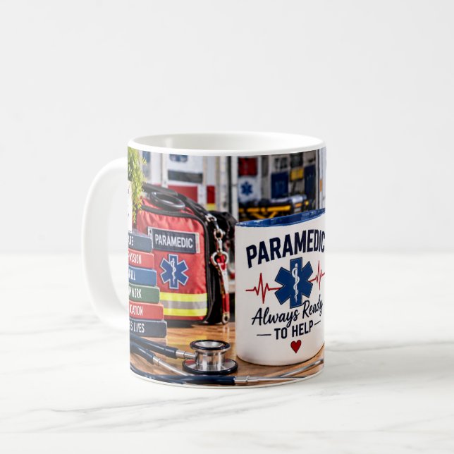 Paramedic Vantar Dig Mug Kaffemugg (Framsida vänster)