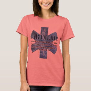 paramedicinsk bibelverse t-shirt