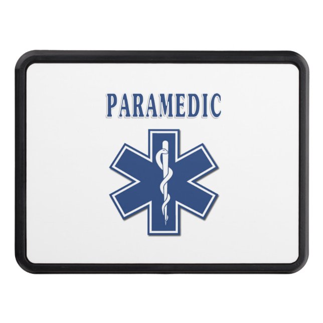 Paramedicinsk blåttstjärna av liv skydd för dragkrok (Framsidan)