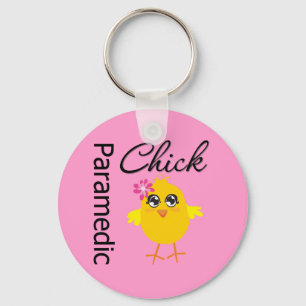 Paramedicinsk chick nyckelring