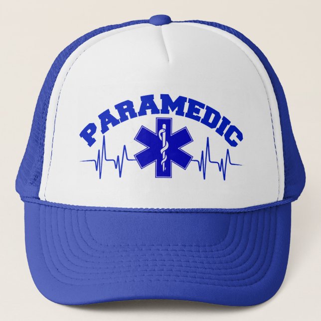 Paramedicinsk hjärta övervakar locket keps (Framsida)