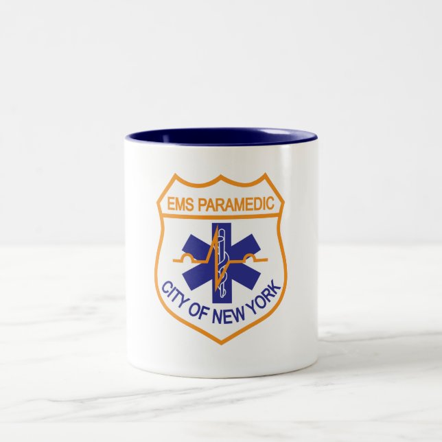 Paramedicinsk mugg för NYC EMS (Center)