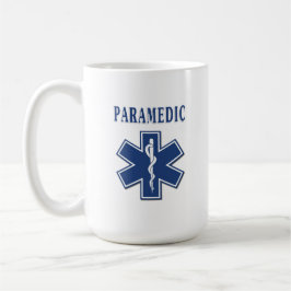 Paramedicinsk stjärna av liv kaffemugg