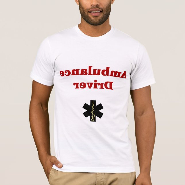 Paramedicinsk T-tröja Tee Shirt (Framsida)