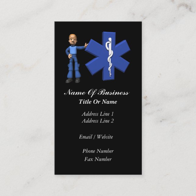 Paramedicinsk visitkort (Framsida)