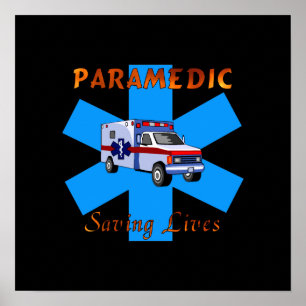 Paramedicinska besparingliv poster