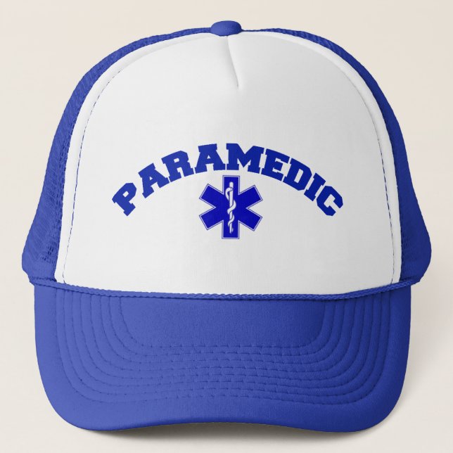 Paramedicinskt lock truckerkeps (Framsida)