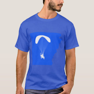 Paramotor Arkansas blå T Shirt