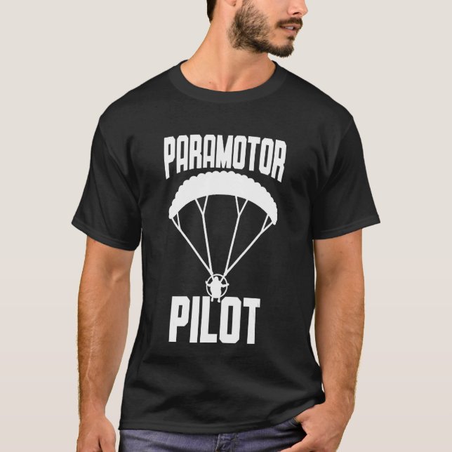 Paramotor Pilot T Shirt (Framsida)