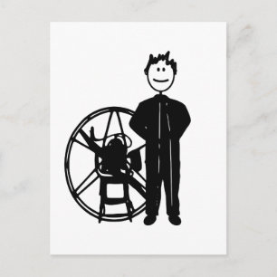 Paramotor Pilot Vykort