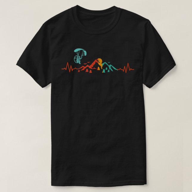 Paramotor PPG Paramotoring Paragliding S T Shirt (Design framsida)