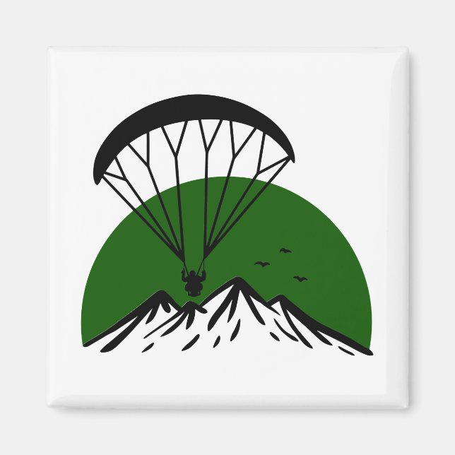 Paramotor Retro Magnet (Framsidan)