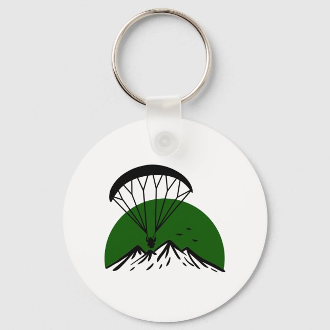 Paramotor Retro Nyckelring (Framsida)