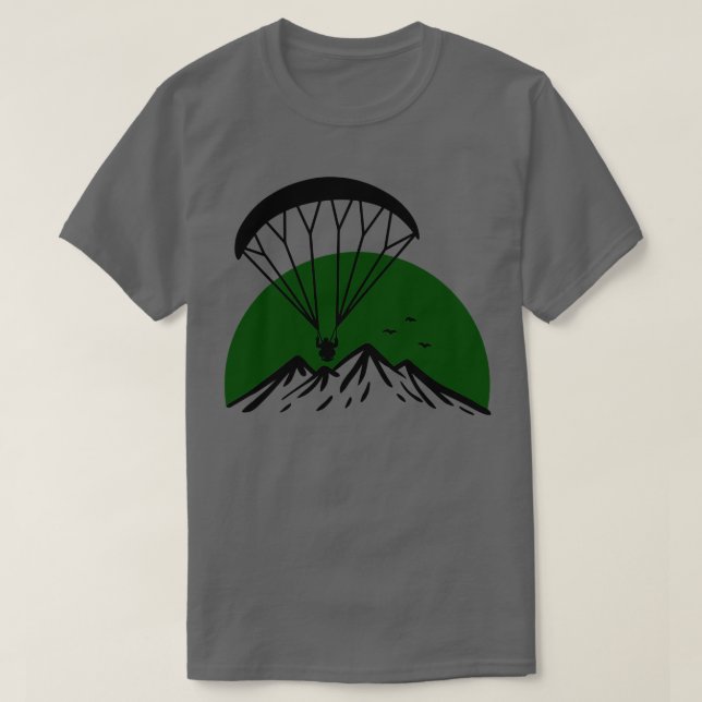 Paramotoråterställ Vintage 2 T Shirt (Design framsida)