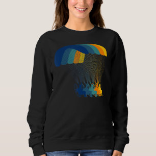Paramotoring Paraglider Ha för Retro Paramotor Vin T Shirt