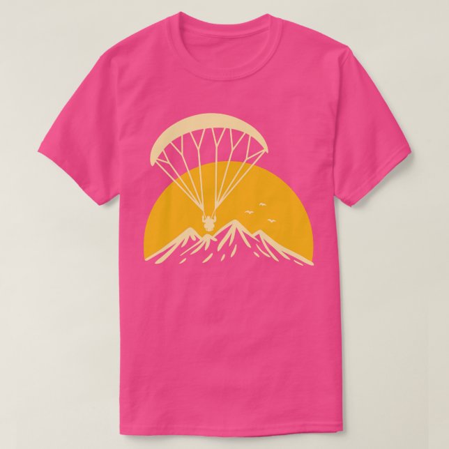 Paramotoring Retro T Shirt (Design framsida)