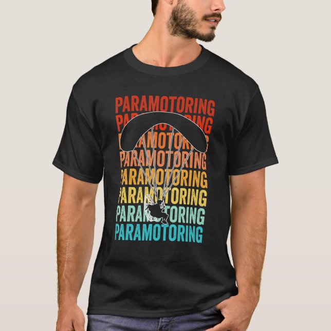 Paramotorpilot 1 t shirt (Framsida)