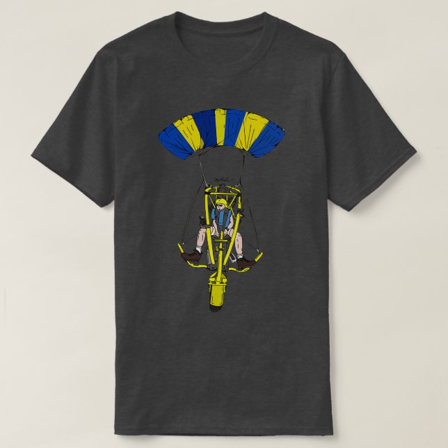 Paramotortrike PowrachutePegasus T Shirt (Design framsida)