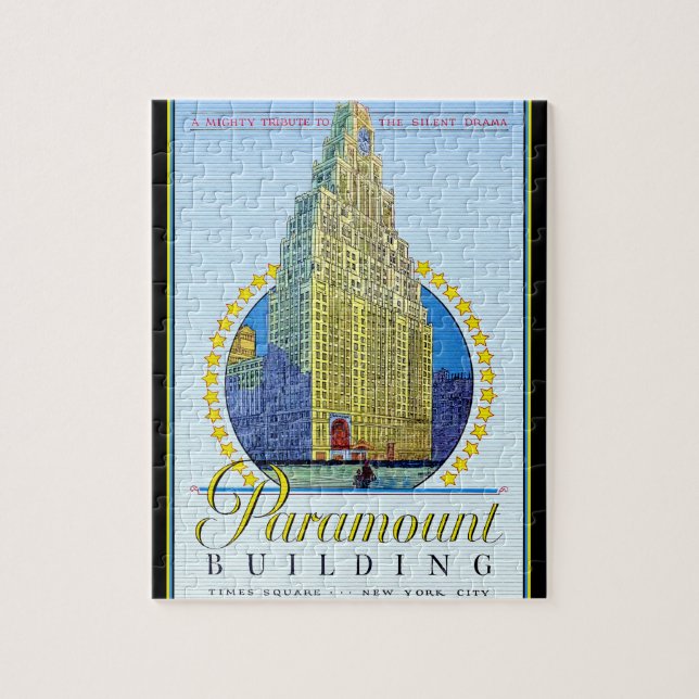 Paramount Building New York City Pussel (Vertikal)
