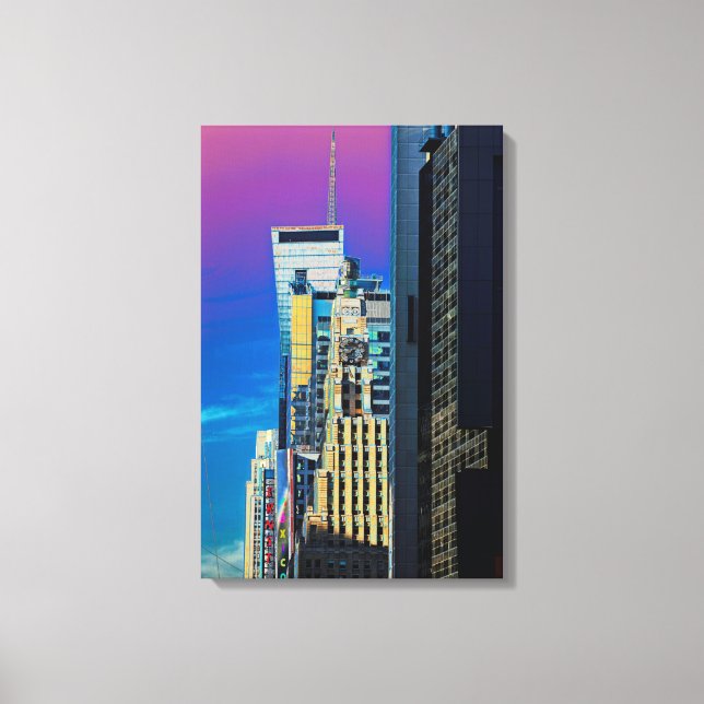 Paramount Byggande New York City Poster Canvastryck (Framsida)