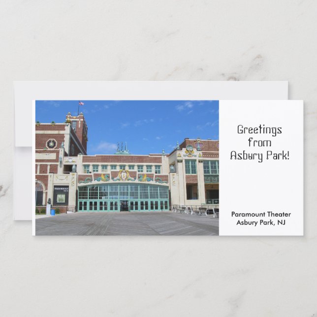 Paramount Theater/Theater Asbury Park NJ (Framsida)