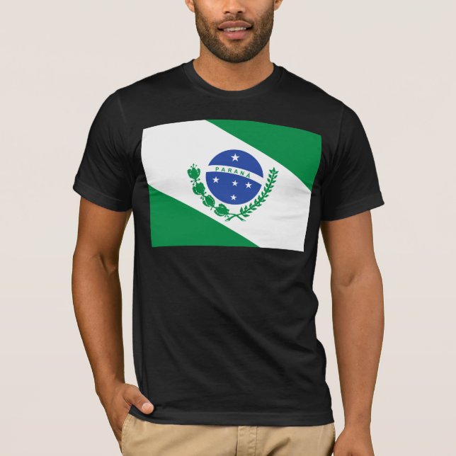 Parana Brasilien flagga T-shirt (Framsida)