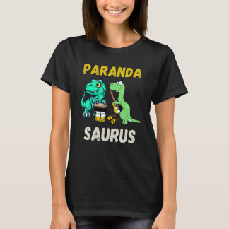 Parandasaurus Dinosaurier Spelar Garifuna Trumma O T Shirt