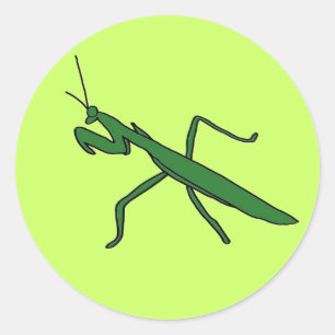 Parande Mantis-klistermärken Runt Klistermärke