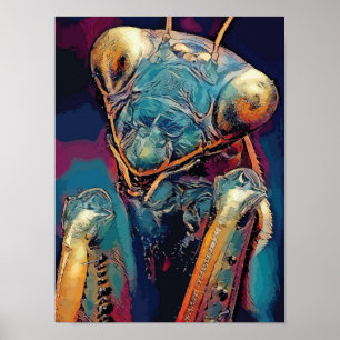 Parande mantis mantisinsects eyesMantis Orchid Pra Poster